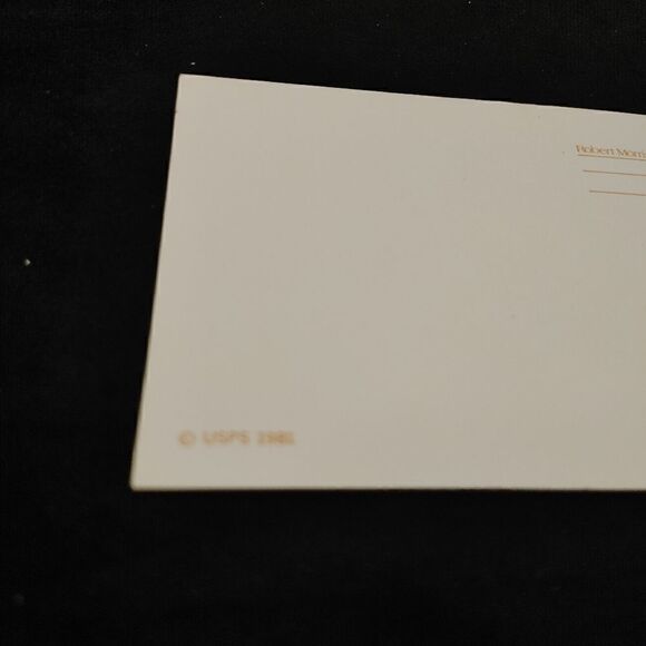 U. S. POST OFFICE VINTAGE ROBERT MORRIS 1981 DOMESTIC RATE .13 CENT POST CARD. - Picture 5 of 8